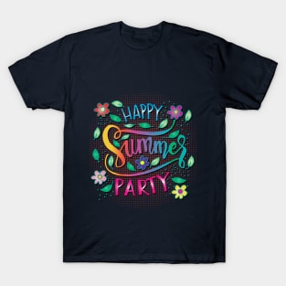 Summer party card. T-Shirt